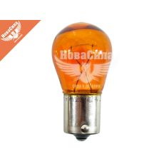 Лампочка 1-но конт. груша жовта 24V-21Вт PY21W BAU15s (Brevia) (упак.-10шт.)