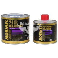 Лак акриловий (HELIOS Mobihel) HS anti-scratch 0,5л.+ затверджувач 8800 0,25л. 2:1