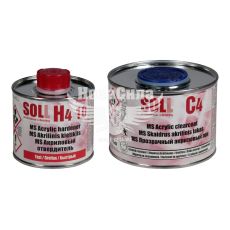 Лак акриловий (SOLL) MS C4 0,4л.+ затверджувач H4 10 0,2л. 2:1