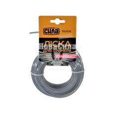 Косильна струна (Сила) квадрат армований 2,7мм. 15м. леска