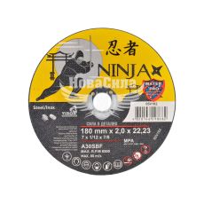 Круг відрізний 180х2.0х22.23 по металу (Ninja)