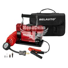Компресор автомобільний (Belauto) до АКБ 2-ох цилінд. 90л/хв. (Buran) (з датчиком від перегріву)