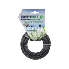 Косильна струна (Gefest) зірка двокомпонентна армована 2,4мм. 15м. леска