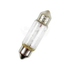 Лампочка 2-ох цокольна C5W біла 12V-5Вт SV8.5-8 35мм. (Osram) (упак.-10шт.)