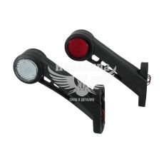 Фонарь габаритный рожок (Украина) LED 12-24V косой длинный