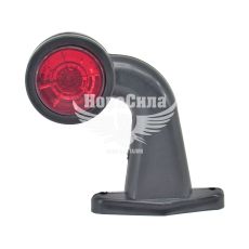 Фонарь габаритный рожок (СНГ) LED 12-24V изогнутый правый