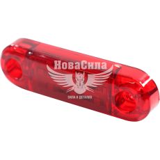 Фонарь габаритов Truck боковой красный (Tempest)