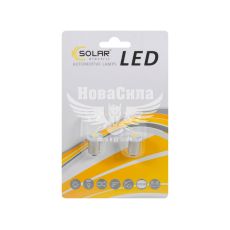 Лампочка з цоколем LED T4W SMD біла 1-діод 12V-4Вт BA9s (Solar) (к-т.-2шт.)