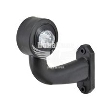Фонарь габаритный рожок (HICO) LED 12-24V изогнутый короткий правый
