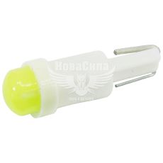 Лампочка без цоколя LED T5_0,5W COB біла 1-діод 12V W2x4.6d (Solar) (упак.-20шт.)