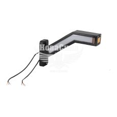 Фонарь габаритный рожок (Tempest) LED 24V (белый/желтый/красный правый рожок)