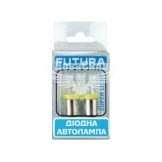 Лампочка з цоколем LED T4W SMD жовта 1-діод 12V-0,4Вт BA9s (Futura) (к-т.-2шт.)