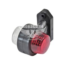 Фонарь габаритный рожок (HICO) LED 12-24V прямой короткий