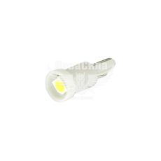 Лампочка без цоколя семечка LED T5 W1.2W SMD біла 1-діод 24V-0,1Вт W2x4.6d (Futura) (упак.-10шт.)