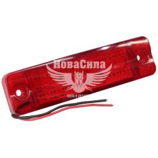 Фонарь габаритов Truck боковой красный (Tempest)