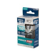 Лампочка без цоколя LED T20_W21W SMD біла 14-діодів 12/24V W3x4.6d CANbus (Brevia) (к-т.-2шт.)