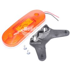 Фонарь габаритов Truck боковой желтый 24V (Tempest) (Unipoint с кронштейном)