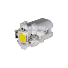 Лампочка без цоколя семечка W1.2W біла 12V-1,2Вт B8.3d (Zollex) (з патроном) (упак.-10шт.)