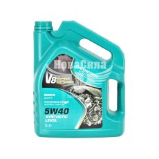 Моторна олива бензин 5W-40 (V8) Synthetic Level Benzin 5л.