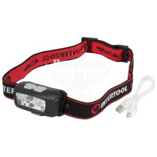 Ліхтарик на голову (Intertool) акумуляторний LED 3W, 2SMD (з датчиком руху)