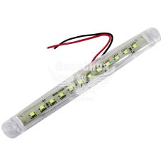 Ліхтар габаритний універсальний (КНР) довгий 12-діодів 165х15мм. білий