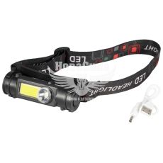 Ліхтарик на голову (КНР) акумуляторний LED+COB (HP-211)