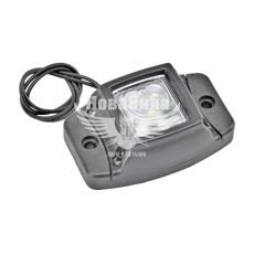 Фонарь габаритный универсальный (HICO) белый квадратный (на резиновой подставке)