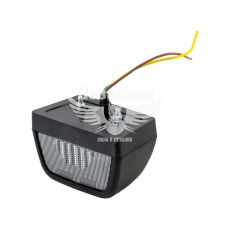 Фонарь подсветки номерного знака (Isiksan) черный пластмассовый корпус