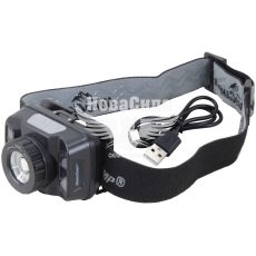 Ліхтарик на голову (Nord Camp) CREE XTE 5W, 260lm, 1800mAh, Zoom, сенсорний