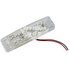 Ліхтар габаритний універсальний (КНР) довгий 18-діодів 100х27мм. білий