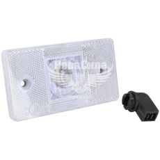 Ліхтар габаритний універсальний (Руслан Комплект) білий (без лампочки)