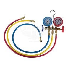 Набор для заправки кондиционеров (Axxis) (манометрический коллектор 2-вентильный.)