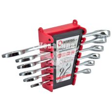 Набір ключів ріжково-накидних (Intertool) 6шт. (8-17мм.)