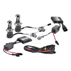 Набір автомобільних біксенонових ламп H4 (Brevia) Bi-Xenon 6000K (Super Slim Ballast)