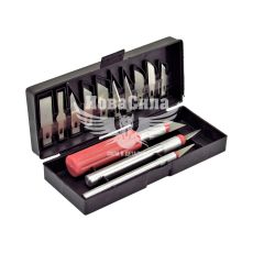 Набір скальпелів (лез) 13од. (Intertool)