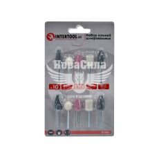 Набір шліфувальних каменів 10шт. (Intertool)