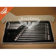 Набір ключів ріжково-накидних (Hans) 19шт. (6-24мм.)