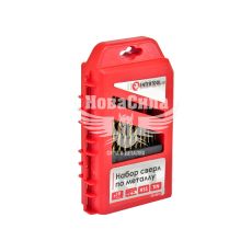 Набір сверл по металу кт-19шт. (Intertool)