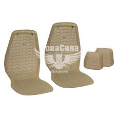 Накидки на сидіння (Beltex) преміум перед. Chicago (к-т.-2шт.) бежеві