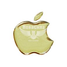 Наклейка Айфон (силикон золота) 4.7х4,1