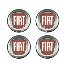 Наклейка Fiat на ковпаки (силікон) червона діам. 7