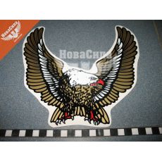 Наклейка Орел (крила в верх) (бронз.) 21,7х20