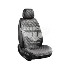 Чехлы на сиденья (CarLife) премиум перед. Nitro (к-т.-2шт.) серые