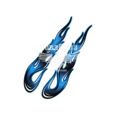 Наклейка Полумя синя 29х6,5