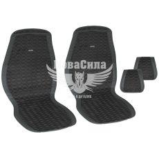 Накидки на сидіння (Beltex) преміум перед. Monte Carlo (к-т.-2шт.) чорні