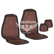 Накидки на сидіння (Beltex) преміум перед. Chicago (к-т.-2шт.) чорна кава