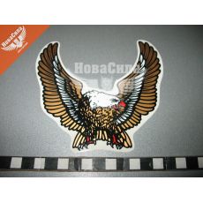 Наклейка Орел (крила в верх) (мідний) 13х12