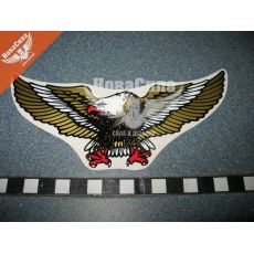 Наклейка Орел (крила в бік) (бронз.) 17х8