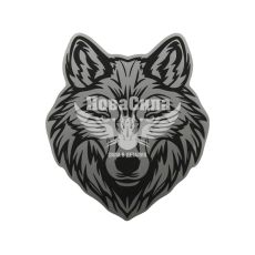 Наклейка Вовк 12,5х14,5