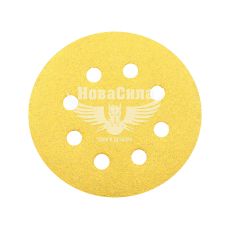 Наждачний папір (SOLL) P_0080 125мм. (круг 8отв. на липучку)